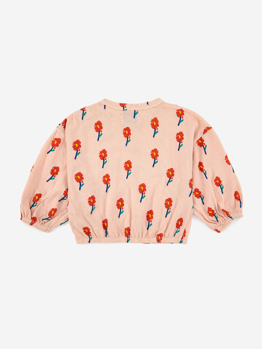 FLOWERS ALL OVER LONG SLEEVE T-SHIRT