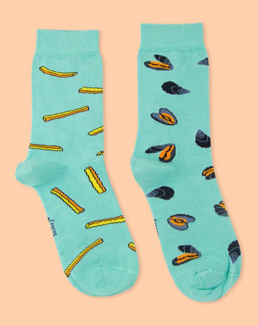 MUSSEL AND FRIES SOCKS