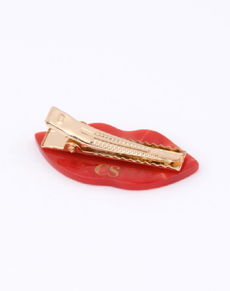 RED LIPS HAIR CLIP